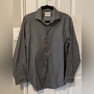 Calvin Klein Men's Slate Gray Dress Shirt